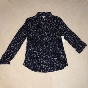 NWT Old Navy Anchor Shirt - Size Medium